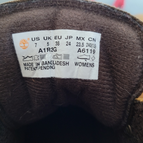 Light Brown Timberland hiking boots - Picture 6 of 7